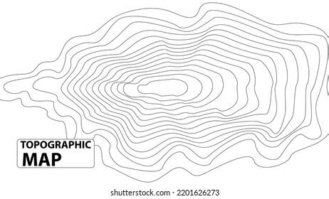 1,910 Black And White Topo Map Stock Vectors, Images & Vector Art | Shutterstock