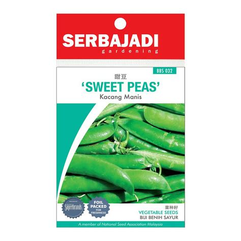 Benih Sayurvegetable Seeds菜种serbajadi Seeds Sweet Pea Kacang