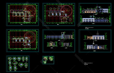 整套幼儿园cad施工图，幼儿园cad图纸下载 素材下载易图网cad设计图纸库