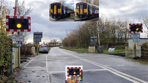 Two Trains In One Lowering Burton Agnes Level Crossing East Riding