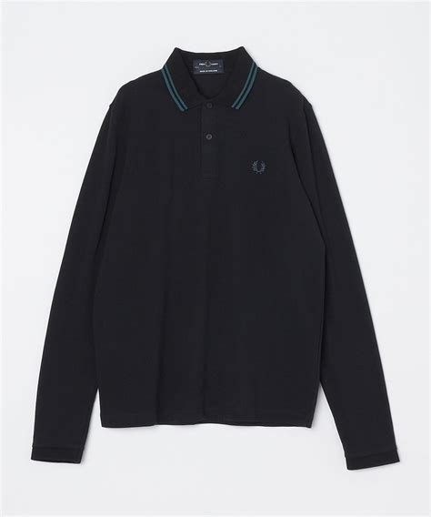 Fred Perry Twin Tipped Long Sleeve Polo M T Ships