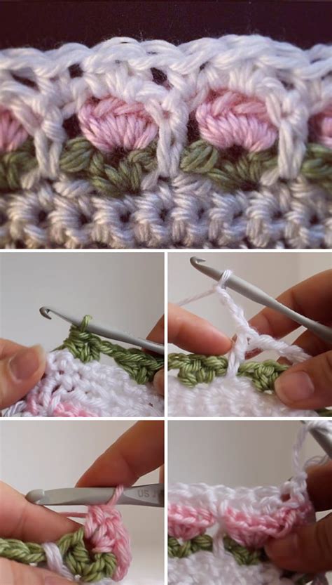 How To Make Crochet Flower Stitch Crochetbeja