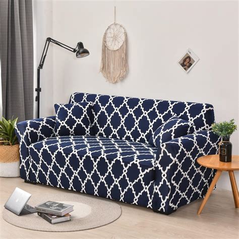 Cheap Geometric Elastic Sofa Cover For Living Room Modern Sectional