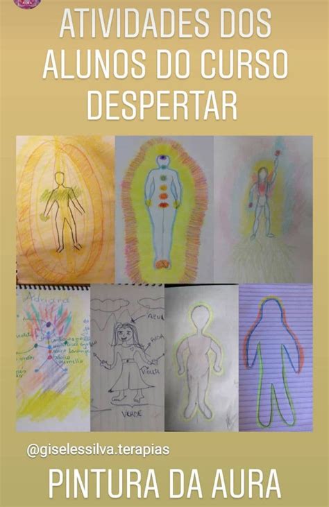 Curso De Inicia O Ao Despertar Da Consci Ncia Pintura De Aura