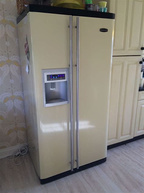 Rangemaster American Style Cream Fridge Freezer In York North