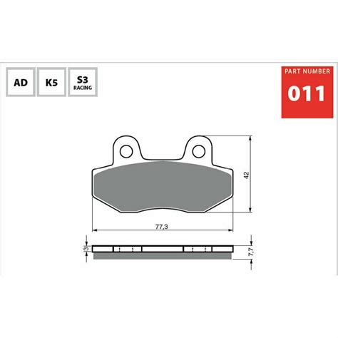 Hyosung Comet Gt R Sintered Dual Sport Front Brake Pad