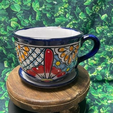 Large Teacup And Saucer Planter Etsy