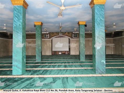 Karpet Masjid Quba Pondok Aren Tangerang 9 Karpet Masjid Harga