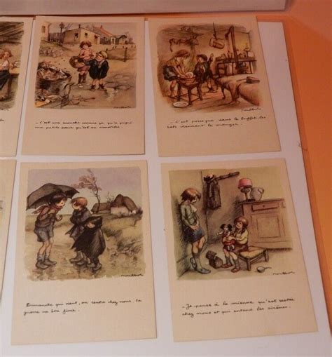 Lot De Cartes Postales Anciennes Illustr Es Par Francisque Poulbot