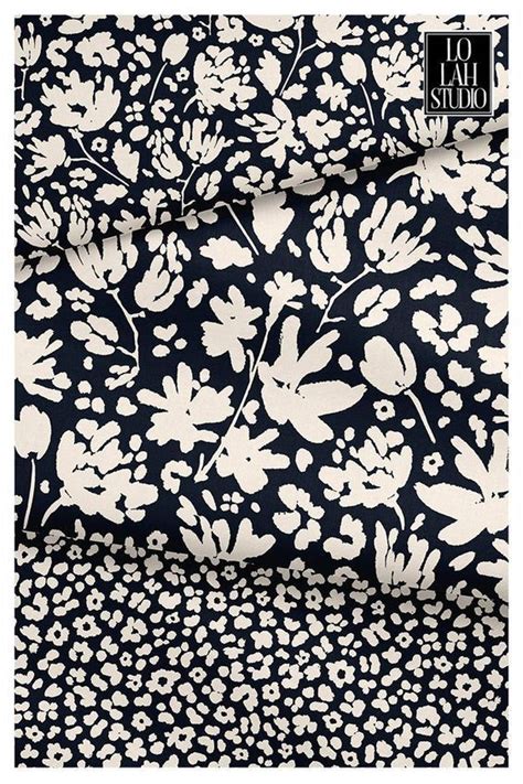 Pin On Color Black Inspiration Abstract Pattern Design Floral