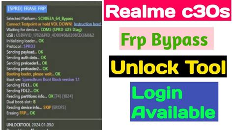 Realme C S Frp Bypass Unlock Tool Google Account Remove Rmx