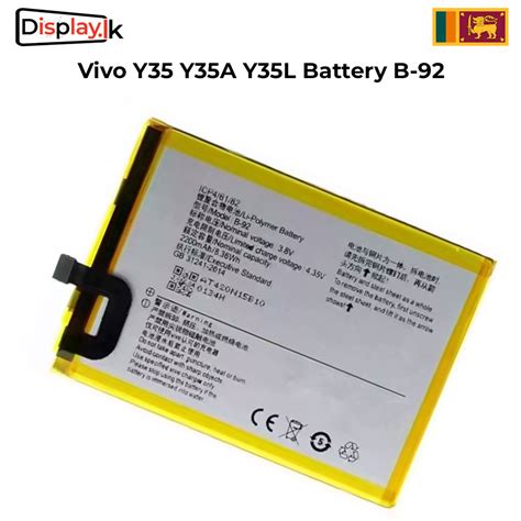 Vivo Y Y A Y L Battery B Display Lk