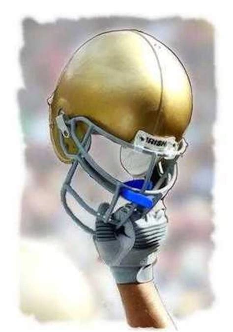 Rare Notre Dame Fighting Irish Helmet Art Print Only 50 - Etsy