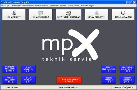 Teknik Servis Programı MTKSOFT