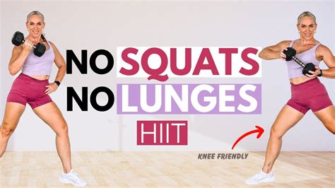 Minute Knee Friendly Standing Hiit Workout Youtube