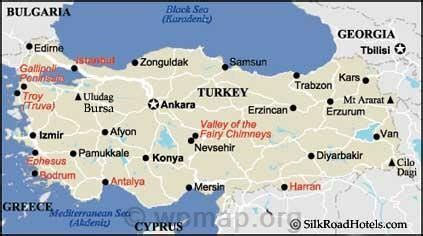 turkey cities map - Map Pictures