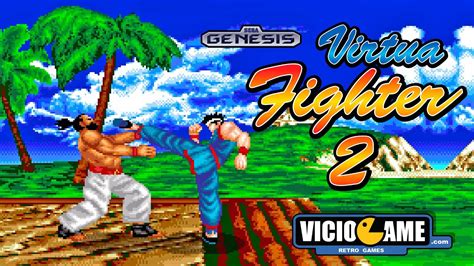 Virtua Fighter 2 Mega Drive Complete Gameplay YouTube