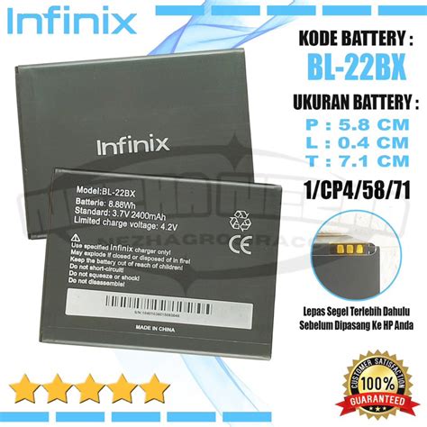 Jual Battery Original INFINIX BL 22BX BL22BX For Type INFINIX HOT 2