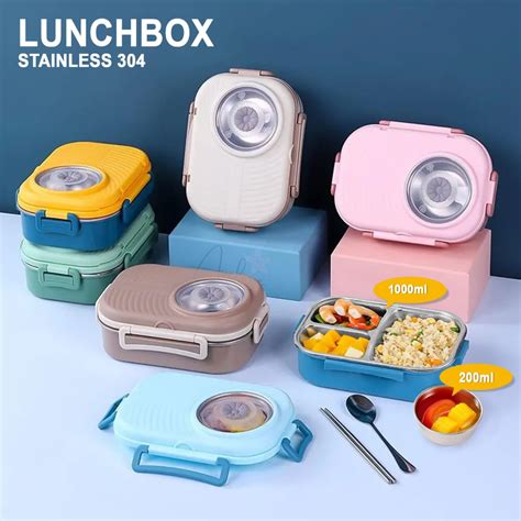 Jual Aveline Lunch Box Kotak Makan Sekat Sekat Sekat Sus