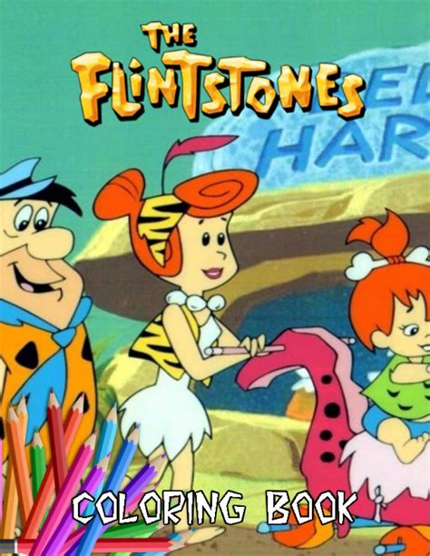 Buy The Flintstones Coloring Book 50 Coloring Pages The Flintstones