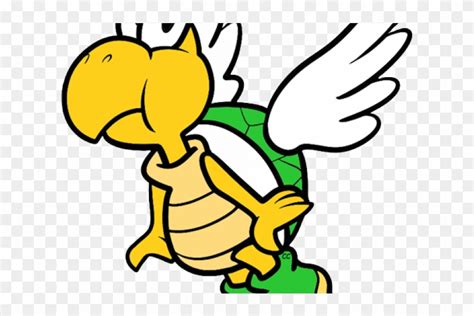 Koopa Troopa With Wings Coloring Pages