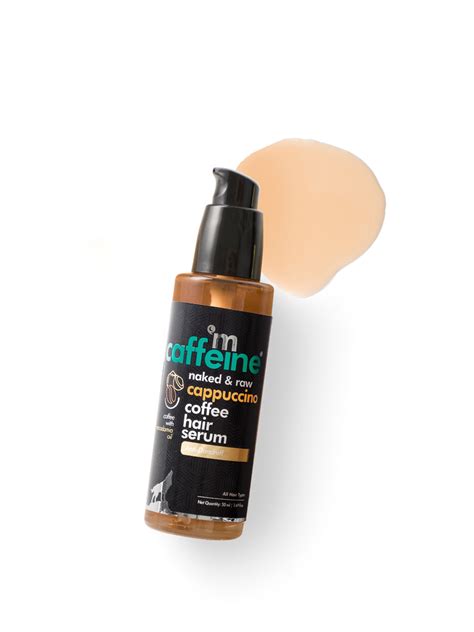 Buy MCaffeine Sustainable Naked Raw Cappuccino Coffee Hair Serum Ml Hair Serum For