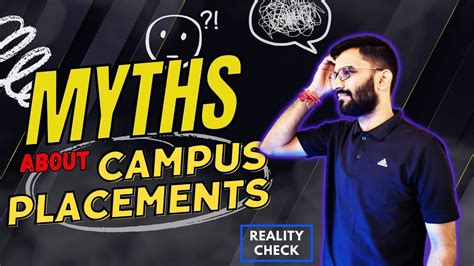 Cracking Myths About Campus Placements Youtube