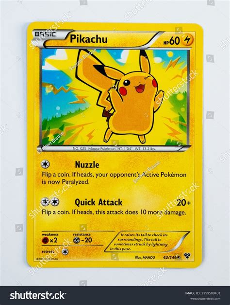 Pikachu Pokemon Card Xy