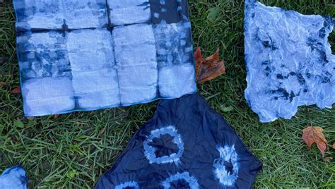 shibori indigo tie dye  hart house