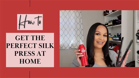 How To Get The Perfect Silk Press At Home Straightening My Natural Hair Quick And Easy Youtube