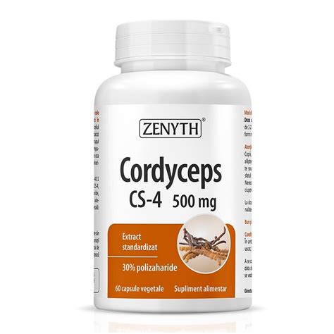 Cordyceps CS 4 500 Mg 60 Capsule Zenyth Farmacia Tei Online