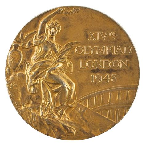 London 1948 Summer Olympics Gold Winner's Medal