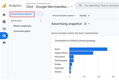 GA4 Google Analytics 4 Model Comparison Report In Attribution