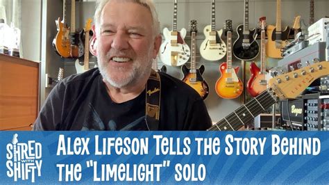 Alex Lifeson Rush Shares The Inspiration Behind Limelight Youtube