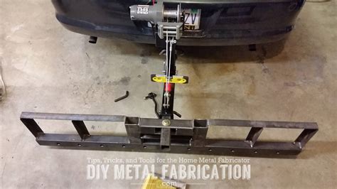 Diy Receiver Hitch Snow Plow Part Diy Metal Fabrication