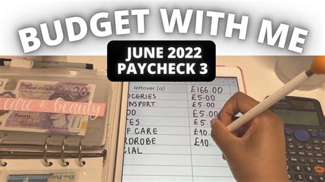 June Chatty Budget With Me Low Income Year Old Budget