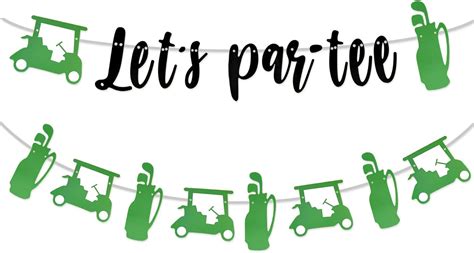 Amazon Let S Partee Golf Themed Banner For Golf Party Golf