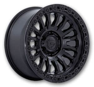 Fuel Wheels Fc Rincon X Matte Black W Gloss Black Lip X