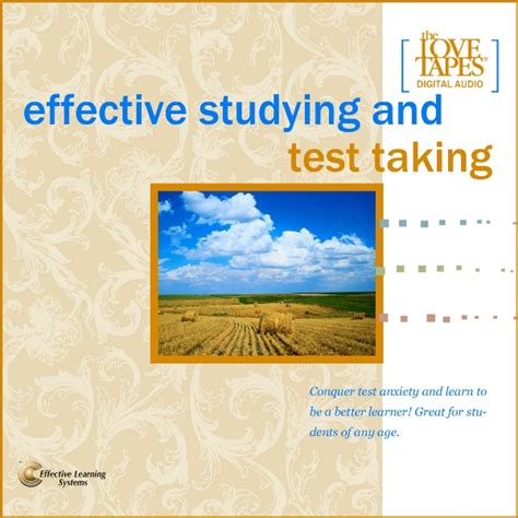 Effective Studying And Test Taking Effective Learning Systems Llc