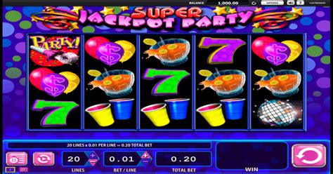 Super Jackpot Party Spelautomat Fr N Wms Spela Online