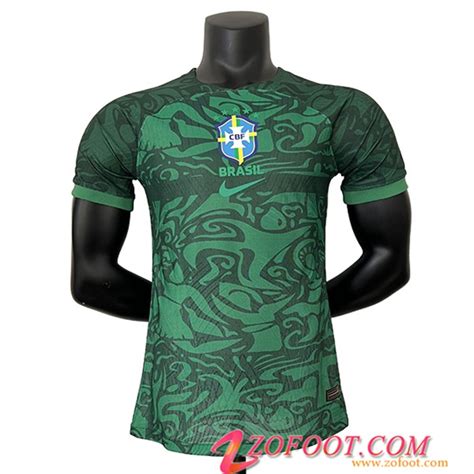 Discount Maillot Equipe Foot Bresil Vert