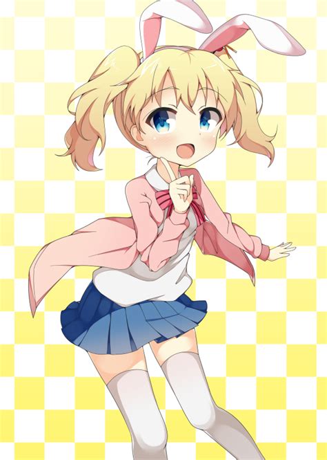 Safebooru 1girl D Alice Cartelet Animal Ears Blonde Hair Blue Eyes