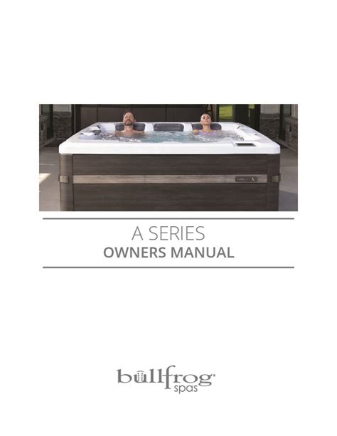 Bullfrog Spas Model A9l Hot Tubs And Swim Spas