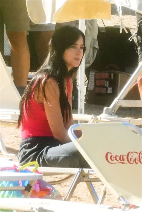 DAKOTA JOHNSON on the Set of The Lost Daughter in Greece 10/13/2020 ...