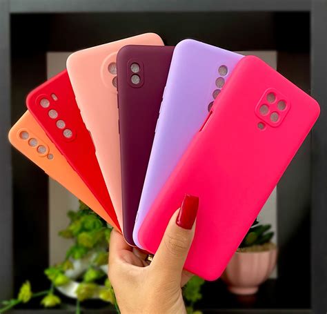 Capa Para Celular Motorola Silicone Aveludada Prote O Na C Mera