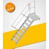 ALU TREPPE Mit Plattform 45 0 80 Breit 1 149 60