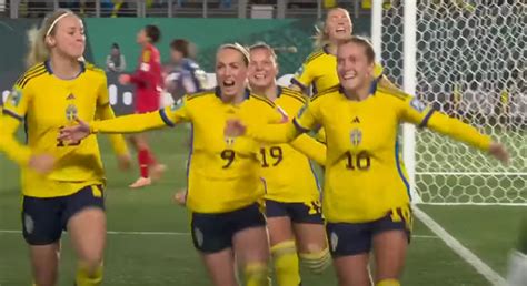 Japan Vs Sweden Womens World Cup 2023 Sweden Edges Japan 2 1 To Reach Semifinals