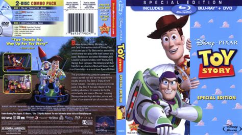 Toy Story Blu-Ray DVD Cover (1995)