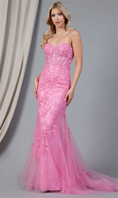 Long Strapless Sweetheart Mermaid Prom Dress Promgirl