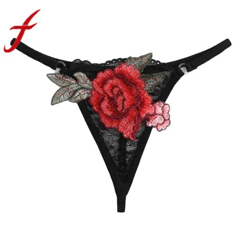 Feitong Women Sexy G String Lace Appliques Panties Underwear Lingerie